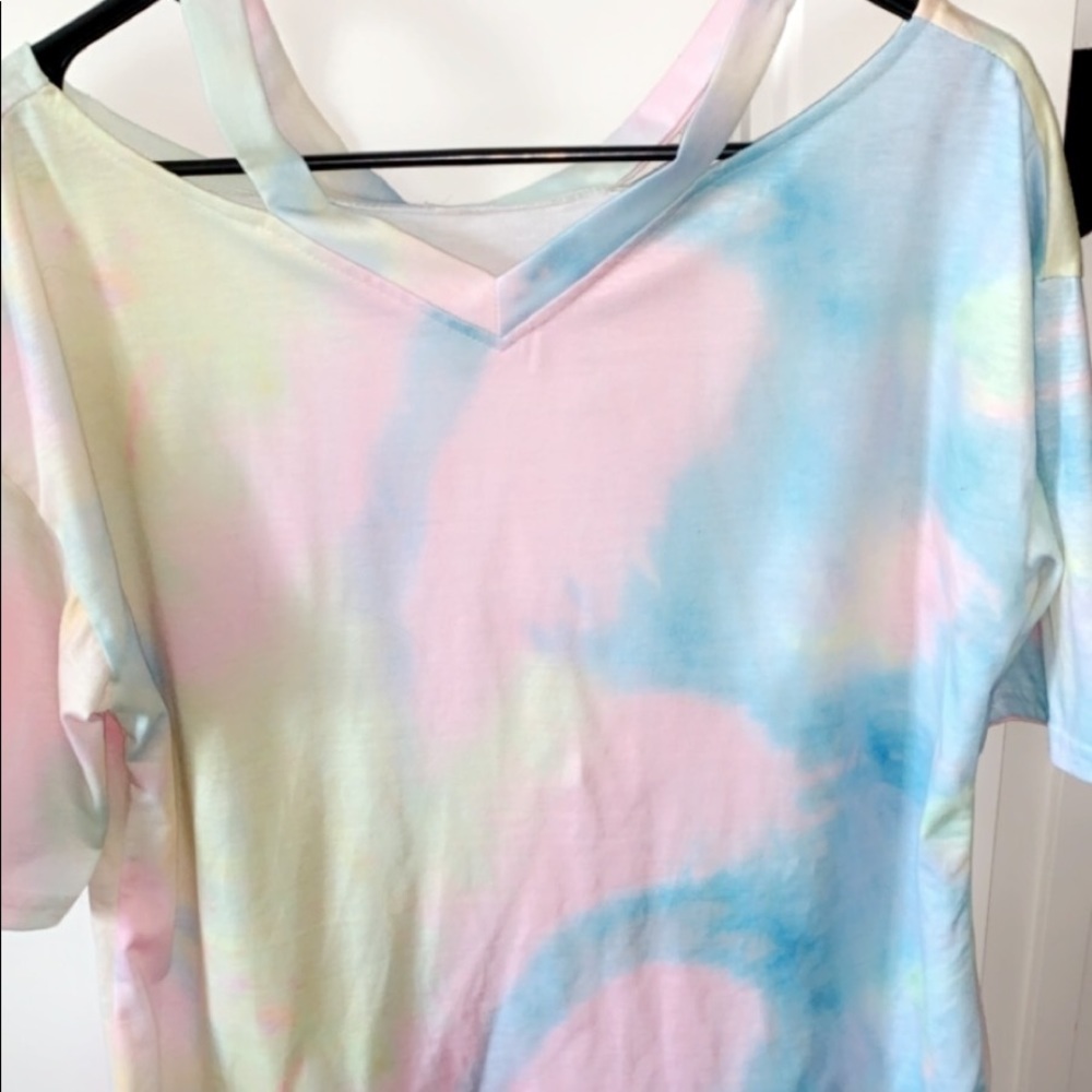 Pastel tie dye T-shirt